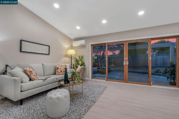 Interior, Living room, Recessed Lighting