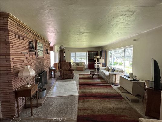 Fireplace, Interior, Living room, Stone Walls