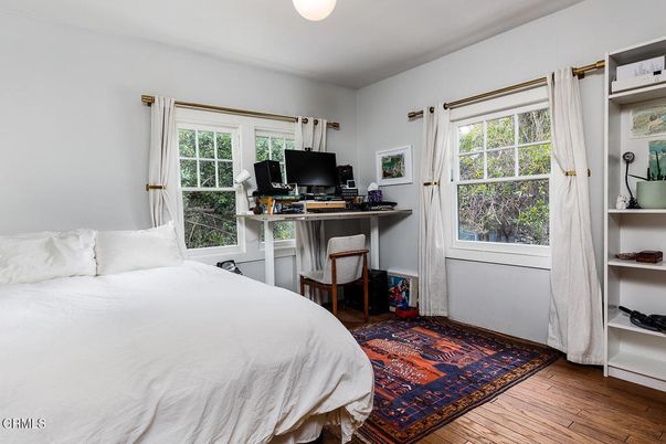 Bedroom, Home Office, Interior, Wood Texture Flooring