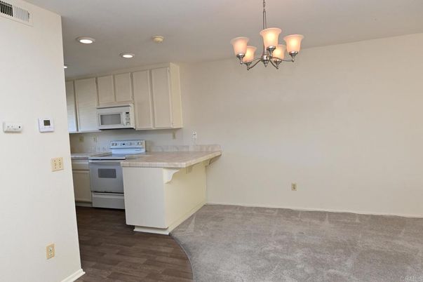 Chandelier, Interior, Kitchen, Recessed Lighting, Wood Texture Flooring