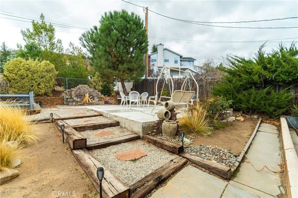 Backyard, Exterior, Fireplace