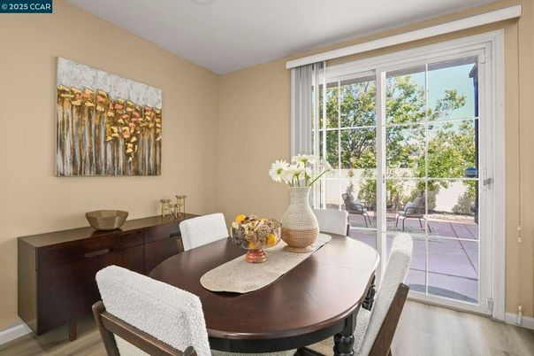 Dining room, Interior, Wood Texture Flooring