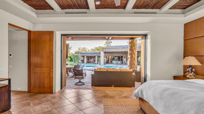 Bedroom, Interior, Wooden Ceilings