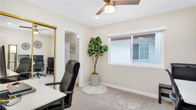 Home Office, Interior, Recessed Lighting