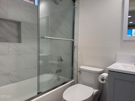 Bathroom, Glass Shower, Interior, Marble Walls, Recessed Lighting