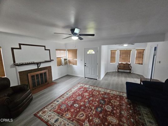 Fireplace, Interior, Wood Texture Flooring