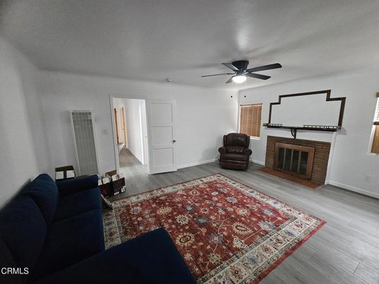Empty room, Fireplace, Interior, Wood Texture Flooring