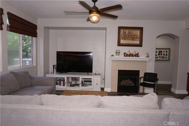 Fireplace, Interior, Living room, Wood Texture Flooring