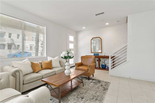 Interior, Living room, Recessed Lighting