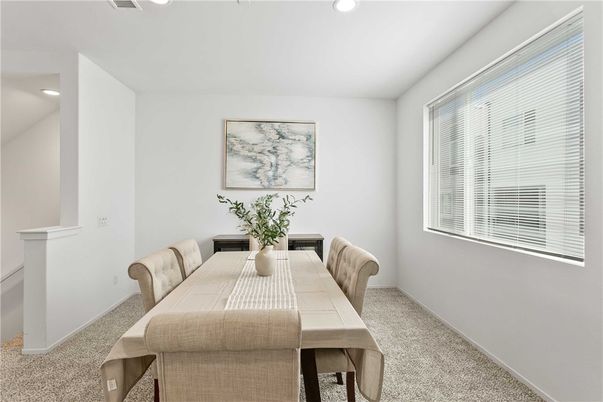 Dining room, Interior, Recessed Lighting