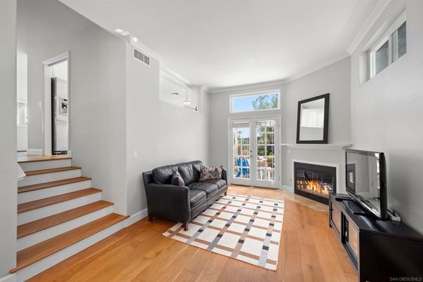 Fireplace, Interior, Wood Texture Flooring