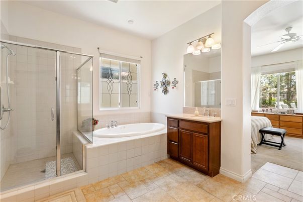 Bathroom, Dual Sink Vanities, Glass Shower, Interior