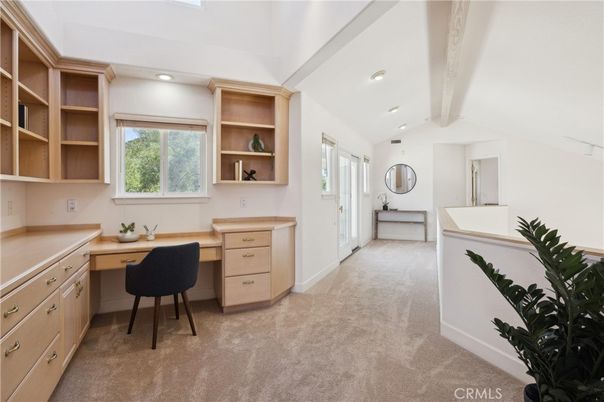 Home Office, Interior, Recessed Lighting