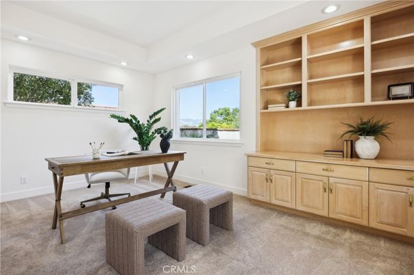 Home Office, Interior, Recessed Lighting