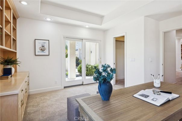 Home Office, Interior, Recessed Lighting