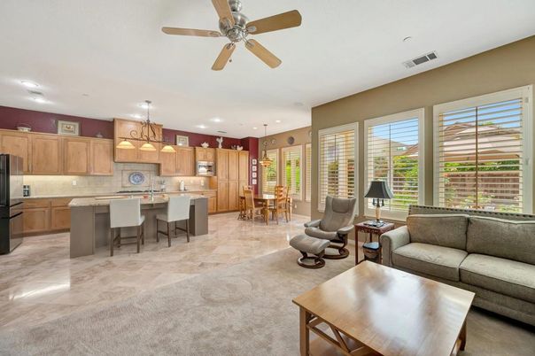 Dining room, Interior, Kitchen, Living room, Pendant Lights, Recessed Lighting