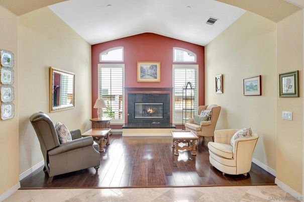Fireplace, Interior, Living room, Wood Texture Flooring