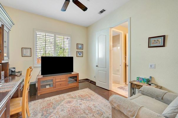 Home Office, Interior, Wood Texture Flooring