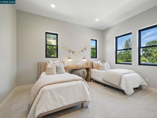 Bedroom, Interior, Recessed Lighting