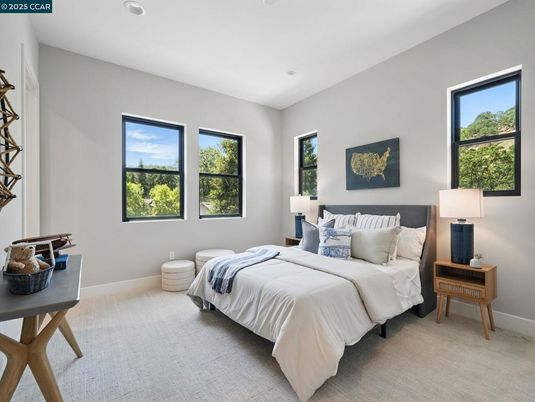 Bedroom, Interior, Recessed Lighting