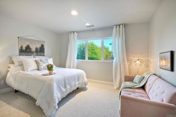 Bedroom, Interior, Recessed Lighting