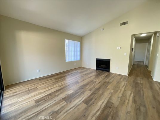 Empty room, Fireplace, Interior, Wood Texture Flooring