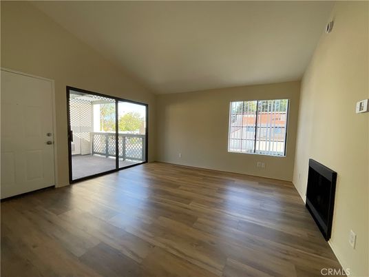 Empty room, Fireplace, Interior, Wood Texture Flooring