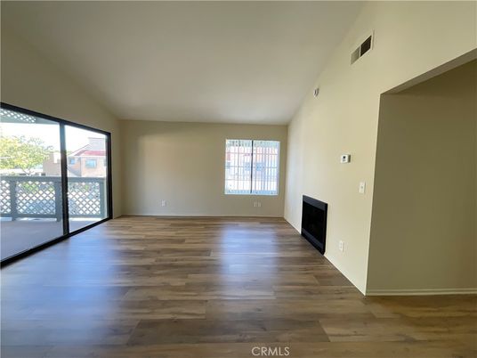 Empty room, Fireplace, Interior, Wood Texture Flooring
