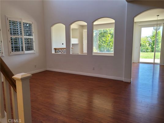 Chandelier, Empty room, Interior, Wood Texture Flooring