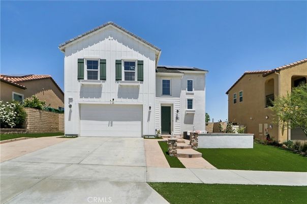Attached, Exterior, Facade, Solar Panels, Mediterranean