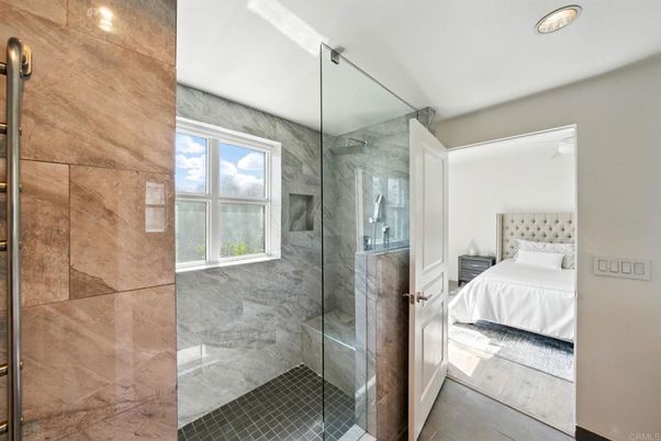 Bathroom, Bedroom, Glass Shower, Interior, Recessed Lighting