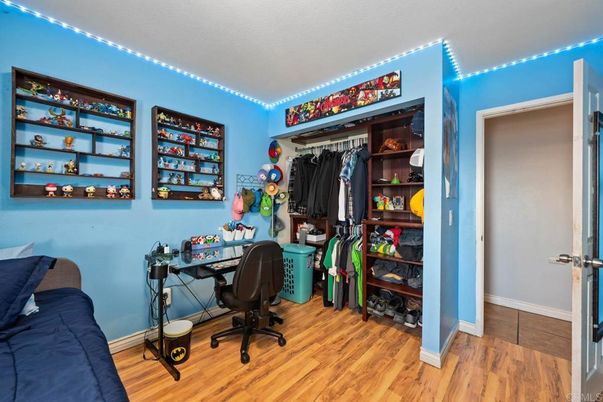 Home Office, Interior, Wood Texture Flooring