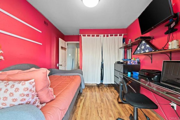 Bedroom, Home Office, Interior, Wood Texture Flooring