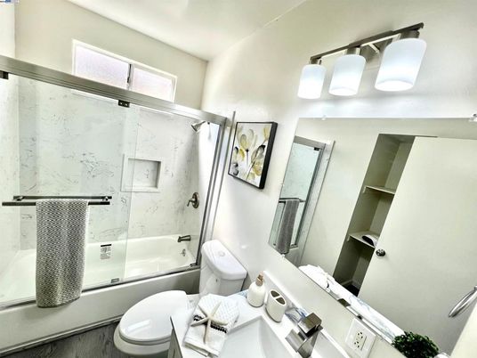 Bathroom, Glass Shower, Interior, Marble Walls