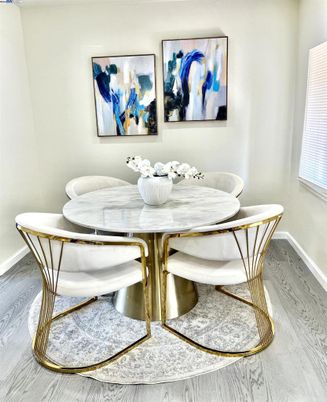 Dining room, Interior, Wood Texture Flooring