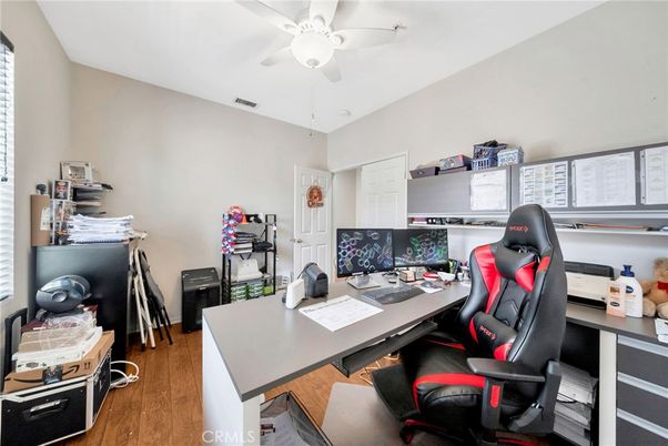 Home Office, Interior, Wood Texture Flooring