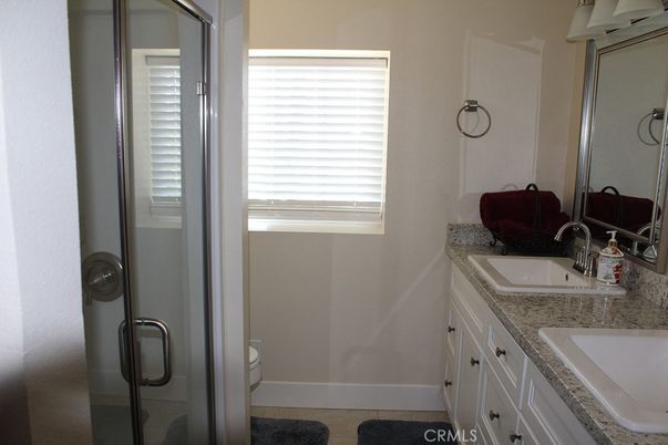 Bathroom, Dual Sink Vanities, Glass Shower, Interior