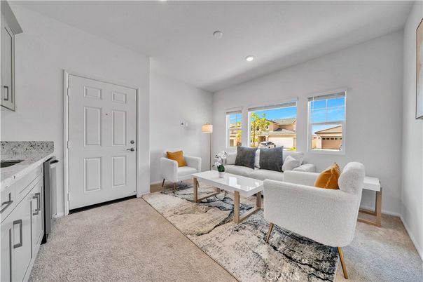 Interior, Living room, Recessed Lighting