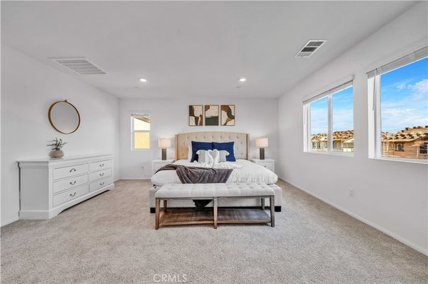 Bedroom, Interior, Recessed Lighting