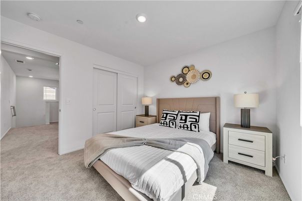 Bedroom, Interior, Recessed Lighting