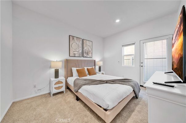 Bedroom, Interior, Recessed Lighting