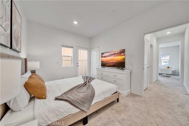 Bedroom, Interior, Recessed Lighting