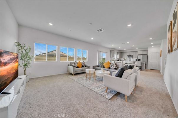 Interior, Kitchen, Living room, Recessed Lighting