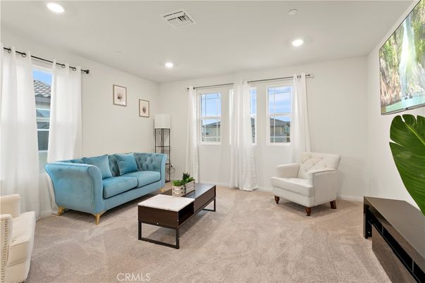 Interior, Living room, Recessed Lighting