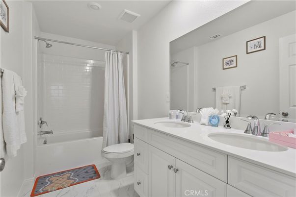 Bathroom, Dual Sink Vanities, Interior, Marble