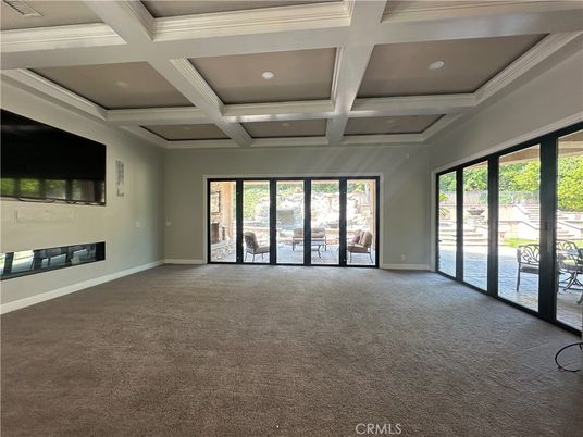 Empty room, Interior, Recessed Lighting