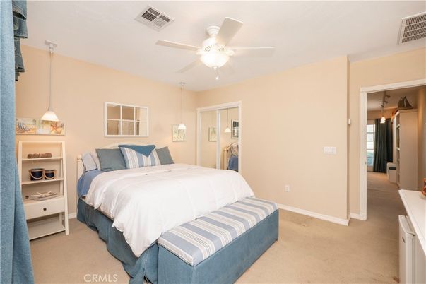 Bedroom, Interior, Pendant Lights