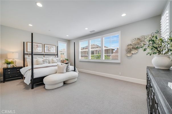 Bedroom, Interior, Recessed Lighting
