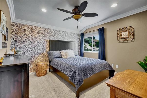 Bedroom, Interior, Recessed Lighting