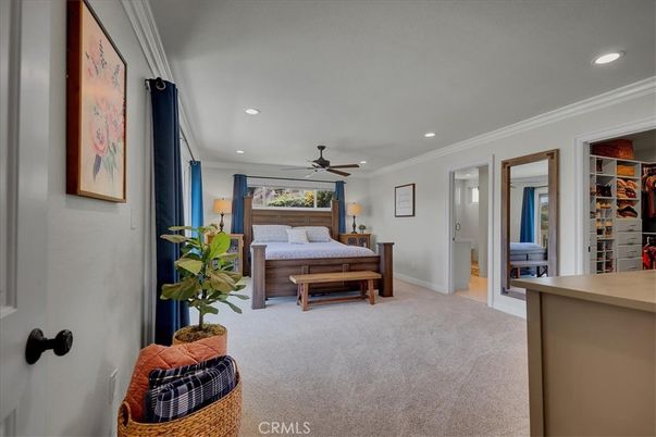 Bedroom, Interior, Recessed Lighting